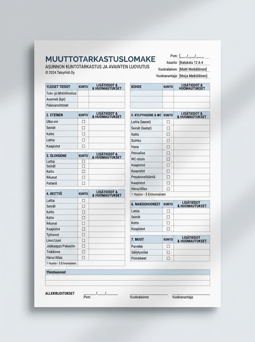 Muuttotarkastuslomake pohja esikatselu
